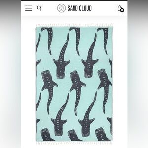 Sand Cloud Whale Shark Basking Blanket